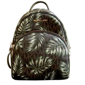 Micheal Kors Palm Leaves Backpack